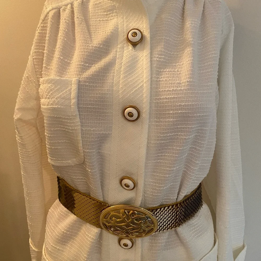 Vintage Designed Exclusively For Cabot White Pantsuit - Picture 9 of 10